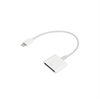 Câble Adaptateur Lightning / 30-broches Compatible - iPhone, iPad, iPod - Blanc