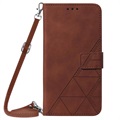 Étui Portefeuille Samsung Galaxy S22+ 5G - Série Line - Marron