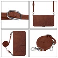 Étui Portefeuille Samsung Galaxy S22+ 5G - Série Line - Marron