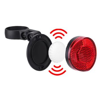 Réflecteurs de vélo Lippa avec support AirTag/Smart Finder - Rouge