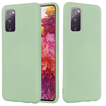 Coque Samsung Galaxy S20 FE 5G en Silicone Liquide - Verte