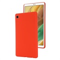 Coque Samsung Galaxy Tab A7 Lite en Silicone Liquide - Rouge