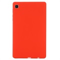 Coque Samsung Galaxy Tab A7 Lite en Silicone Liquide - Rouge