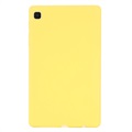 Coque Samsung Galaxy Tab A7 Lite en Silicone Liquide - Jaune