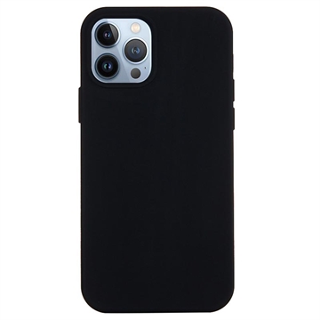 Coque iPhone 14 Pro en Silicone Liquide - Noire