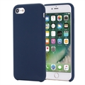 Coque iPhone 7/8/SE (2020)/SE (2022) en Silicone Liquide (Emballage ouvert - Excellent) - Bleu Foncé