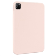 Coque iPad Air 13 (2024)/iPad Pro 12.9 2018/2020/2021/2022 en Silicone Liquide - Rose