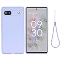 Coque Google Pixel 6a en Silicone Liquide - Violet