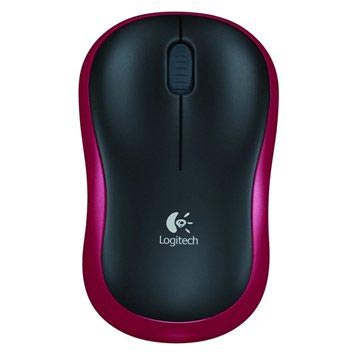 Souris Sans Fil Logitech M185 - Rouge