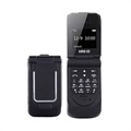 Long-CZ J9 Mini Flip Phone - GSM, Bluetooth - Noir