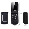 Long-CZ J9 Mini Flip Phone - GSM, Bluetooth - Noir