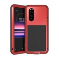 Coque Hybride Sony Xperia 5 Love Mei Powerful - Rouge