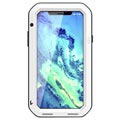 Coque Ultra Resistante Love Mei Powerful pour iPhone X, iPhone XS - Blanche