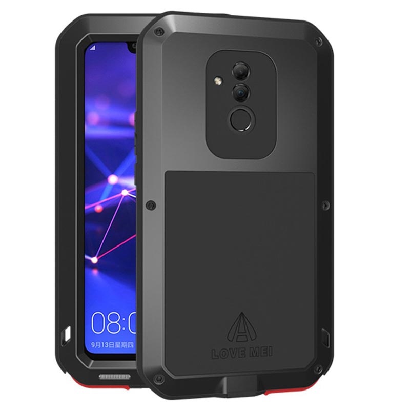 Coque Hybride Huawei Mate 20 Lite Love Mei Powerful - Noire