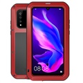 Coque Hybride Huawei P30 Lite Love Mei Powerful - Rouge