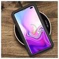 Coque Hybride Samsung Galaxy S10+ Love Mei Powerful - Noir