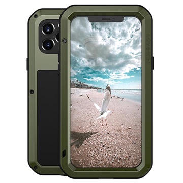 Coque Hybride iPhone 12/12 Pro Love Mei Powerful - Verte