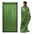 Sac de couchage d'urgence portable Luckstone - Vert