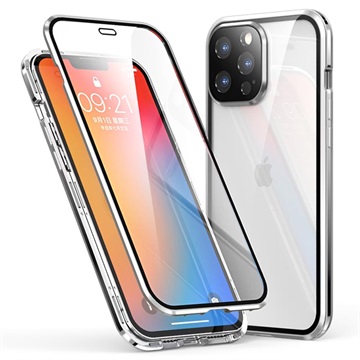 Coque Magnétique iPhone 13 Pro Max Luphie - Argenté