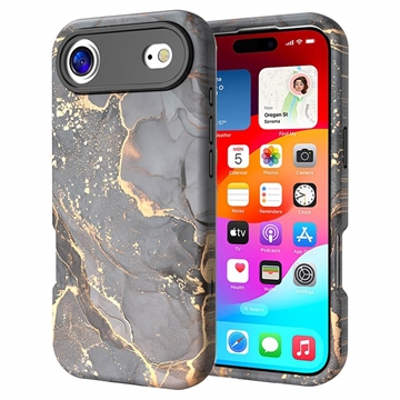 Coque Hybrid iPhone Air en Marbre de Luxe
