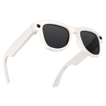 Lunettes intelligentes M01S AI avec traduction en temps réel et caméra HD - Blanc