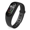 M4 Plus Bluetooth Sports Smart Watch Fitness Tracker Android IOS Smart Bracelet - Noir