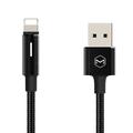 MCDODO CA-4600 King Series 1.2m Auto Recharging Lighting 8pin Data Cable with LED Light pour iPhone iPad iPod - Noir