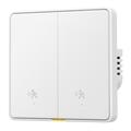 MG-KG126 Interrupteur intelligent à radar Zigbee / Interrupteur mural à détecteur humain - 2 groupes, 1 voie