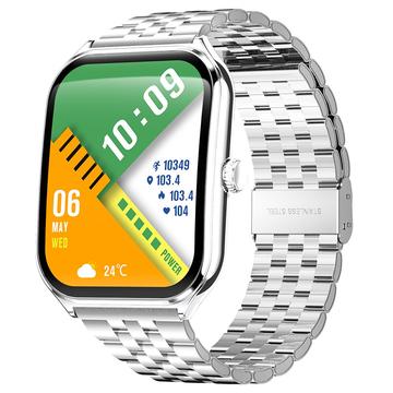 MT61 Montre intelligente ultra-mince avec écran AMOLED - Argent