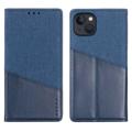 Étui Portefeuille Muxma MX109 pour iPhone 14 Plus - Bleu