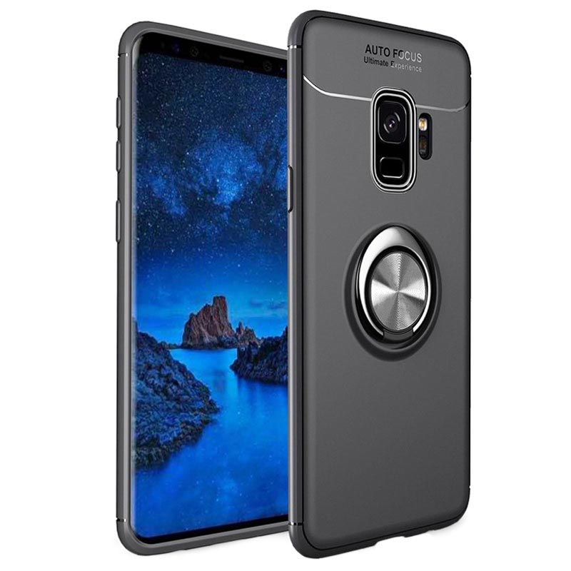 مصحح لون الشعر النهدي Coque Magnétique avec Support Bague pour Samsung Galaxy S9