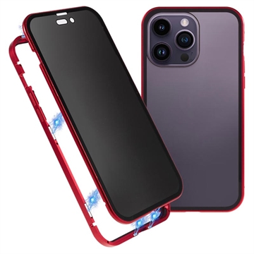 Coque Magnétique iPhone 15 Pro Max avec Verre Trempé de Confidentialité