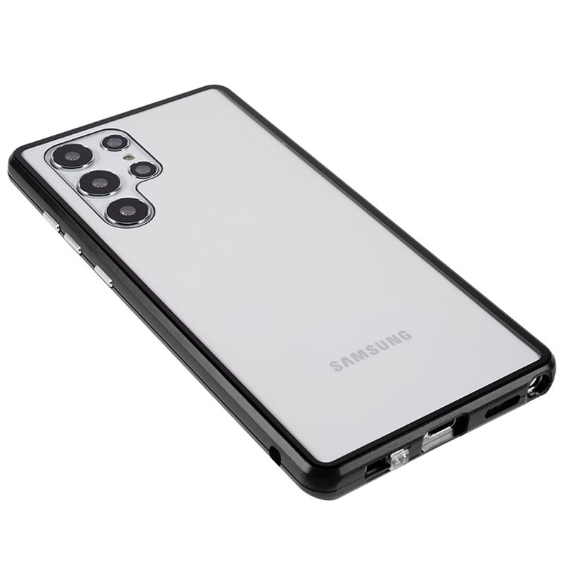 3€42 sur Coque Cuir Magnétique pour Samsung S22 Ultra FONGWAN avec  Protection d'écran Verre trempé, Cadre en métal - Vert - Coque et étui  téléphone mobile - Achat & prix