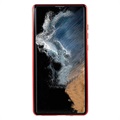 Coque Magnétique Samsung Galaxy S22 Ultra 5G avec Verre Trempé - Rouge