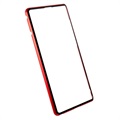 Coque Magnétique Samsung Galaxy S22 Ultra 5G avec Verre Trempé - Rouge
