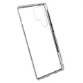 Coque Magnétique Samsung Galaxy S22 Ultra 5G avec Verre Trempé - Argenté