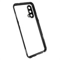 Coque Magnétique OnePlus Nord CE 5G avec Dos en Verre Trempé - Noire