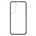 Coque Magnétique Samsung Galaxy S22 5G avec Verre Trempé - Argenté