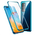 Coque Magnétique Huawei P40 avec Verre Trempé - Argenté