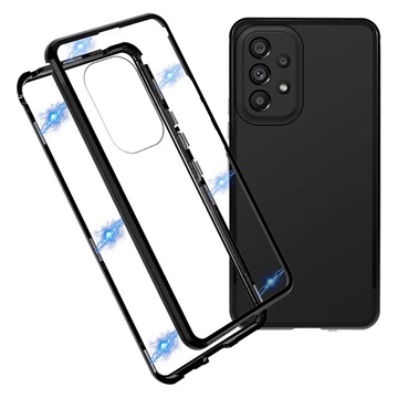 Coque Magnétique Samsung Galaxy A53 5G avec Verre Trempé - Noire