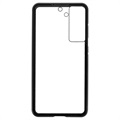 Coque Magnétique Samsung Galaxy S21 FE 5G avec Verre Trempé - Noire