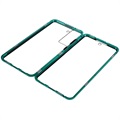 Coque Magnétique Samsung Galaxy S21 FE 5G avec Verre Trempé - Bleue