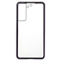 Coque Magnétique Samsung Galaxy S21 FE 5G avec Verre Trempé - Violete