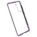 Coque Magnétique Samsung Galaxy S21 FE 5G avec Verre Trempé - Violete