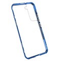 Coque Magnétique Samsung Galaxy S22+ 5G avec Verre Trempé - Bleue