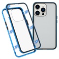 Coque Magnétique iPhone 13 Pro avec Verre Trempé - Bleue