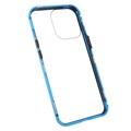 Coque Magnétique iPhone 13 Pro avec Verre Trempé - Bleue