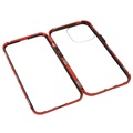 Coque Magnétique iPhone 13 Pro avec Verre Trempé - Rouge