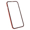 Coque Magnétique iPhone 13 Pro avec Verre Trempé - Rouge