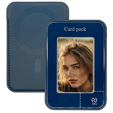 Porte-cartes / Porte-monnaie magnétique à encre électronique avec projection de l\'écran NFC